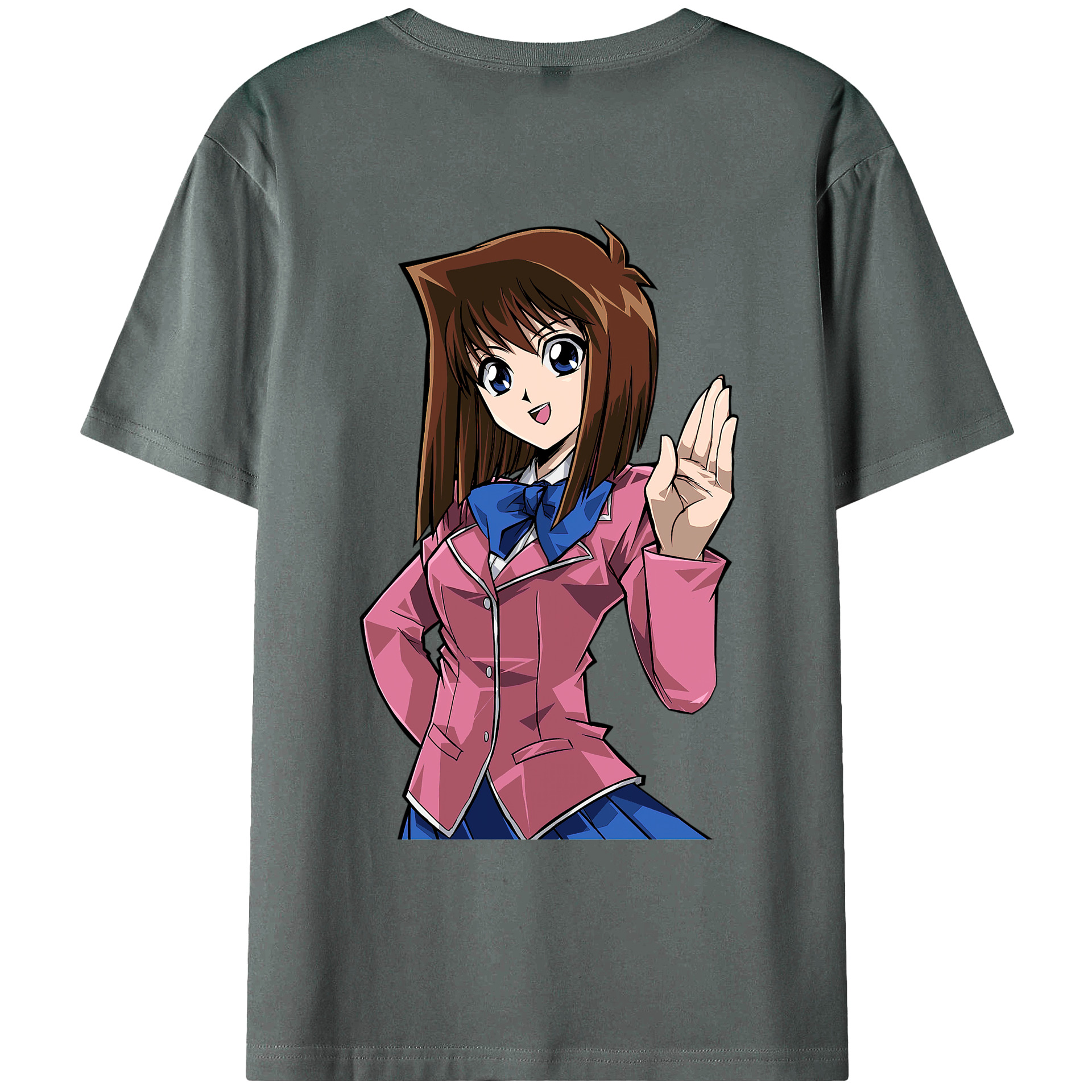（画像用） 遊☆戯☆王 Yu-Gi-Oh! 綿100％ メンズ半袖Tシャツ（バックプリント） 通気性